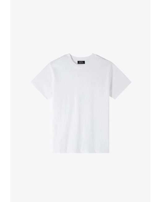 A.P.C. Standard A. P.c. Brodée T-shirt Mens Xs White