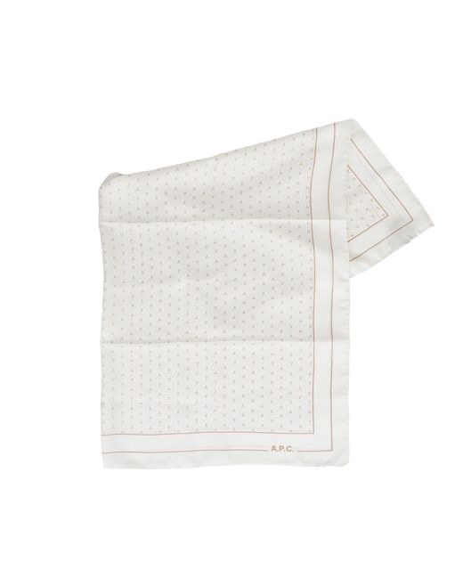 A.P.C. White Dark Navy Blue