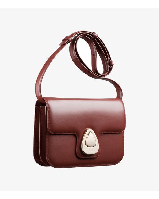 A.P.C. Red A. P.c. Women's Astra Small Bag One Size In Moon Grey