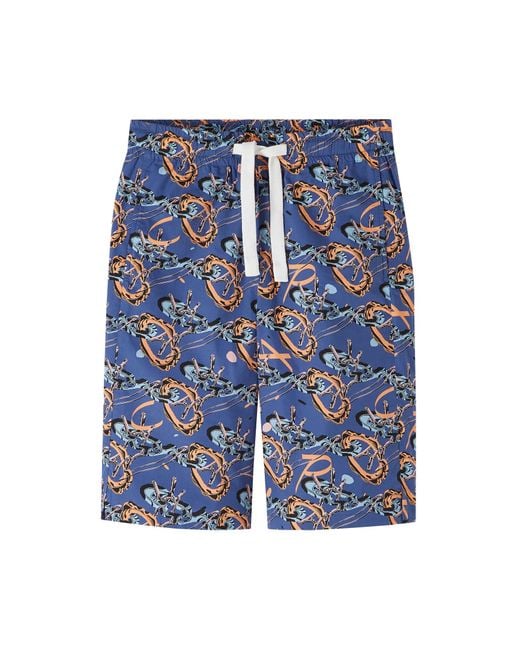A.P.C. A. P.c. Vince Shorts M Blue for men