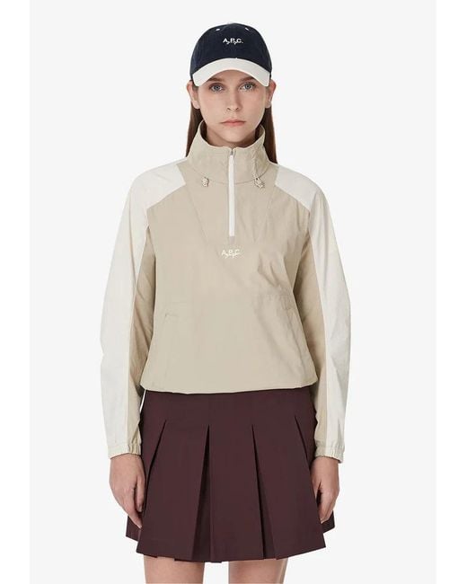 A.P.C. Natural A. P.c. Nelly Windbreaker Xs Beige
