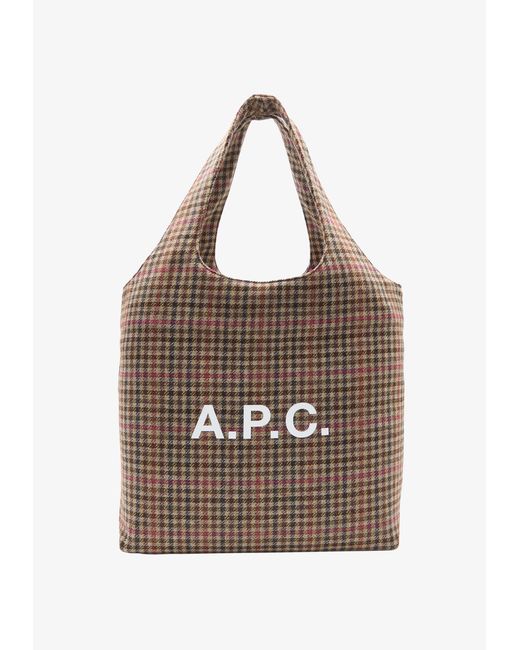 A.P.C. A. P.c. Ninon Tote Bag One Size Chestnut Brown