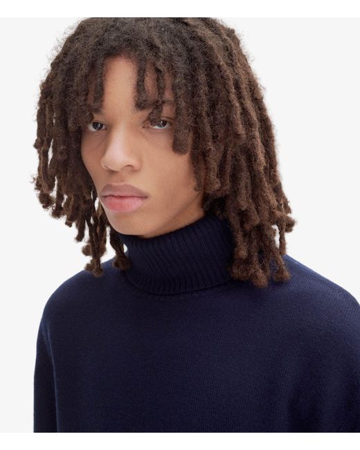 A.P.C. A. P.c. Men's Walter Sweater Size: Extra Small In Dark Navy Blue