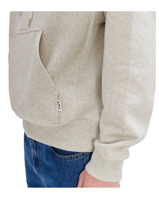 A.P.C. Gray Heather Ecru for men
