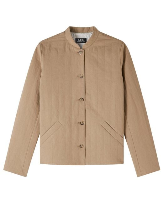 A.P.C. Natural A. P.c. Aurore Jacket 34 Beige