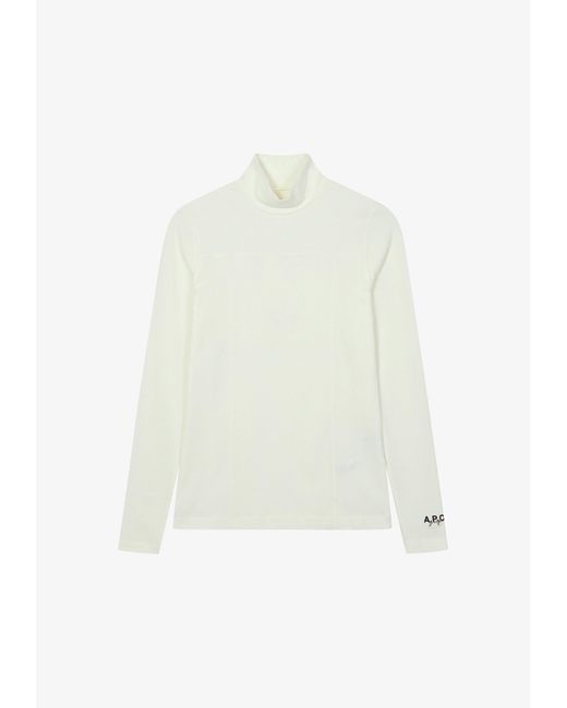A.P.C. White A. P.c. Karrie T-shirt Xs Ivory