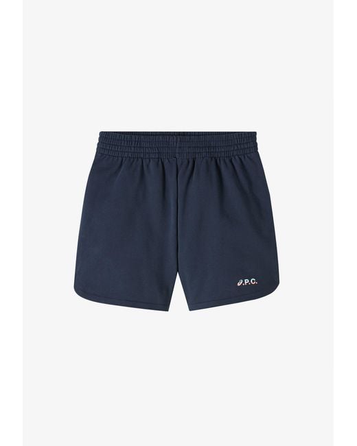 A.P.C. A. P.c. Coast Shorts L Navy Blue for men