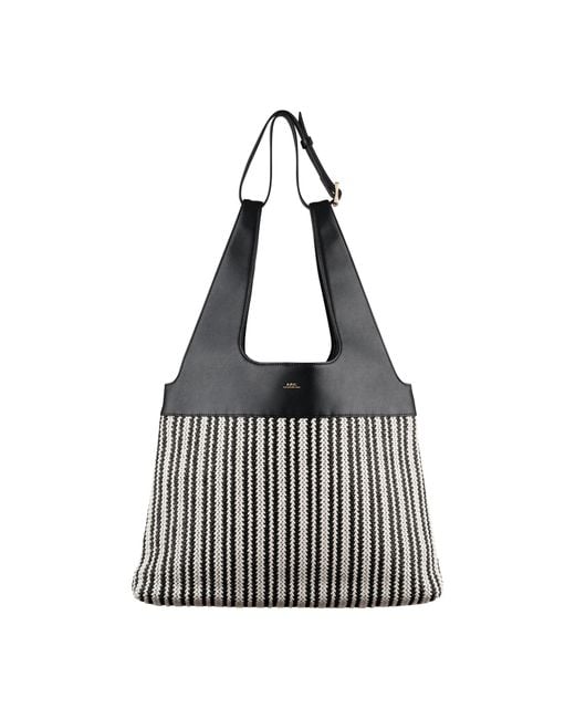 A.P.C. A. P.c. Sophie Shopper Tote One Size Black
