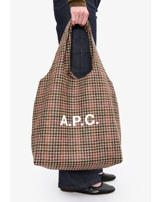 A.P.C. A. P.c. Ninon Tote Bag One Size Chestnut Brown