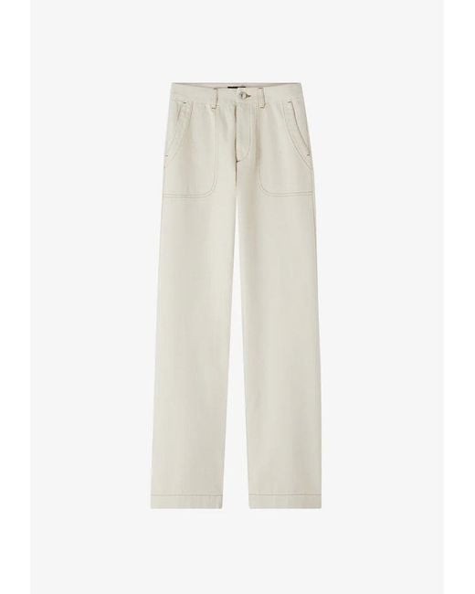A.P.C. White A. P.c. Seaside Jeans 27 Ecru