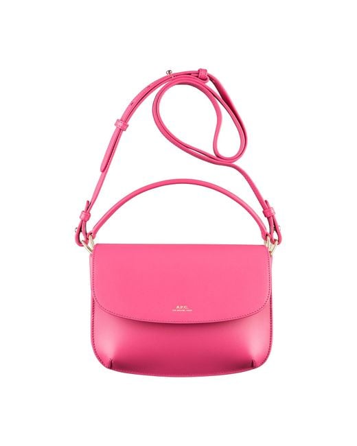 A.P.C. Pink A. P.c. Sarah Shoulder Mini Bag One Size Fuchsia