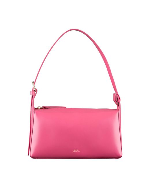 A.P.C. Pink A. P.c. Virginie Shoulder Bag One Size Fuchsia