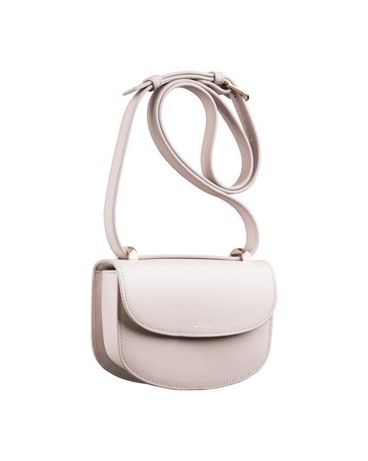 A.P.C. White A. P.c. Women's Genève Mini Bag One Size In Lal