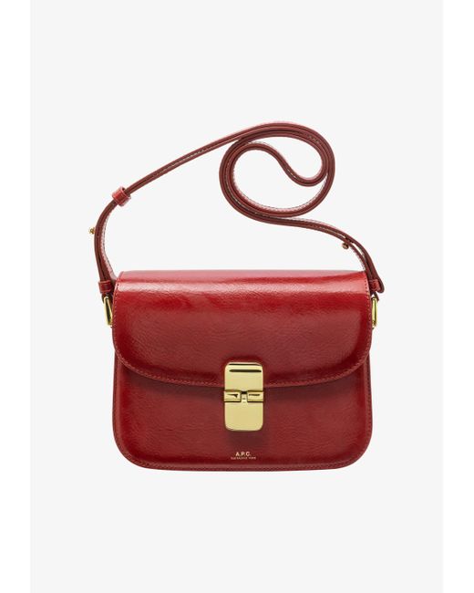 A.P.C. A. P.c. Grace Small Bag One Size Gaa - Red