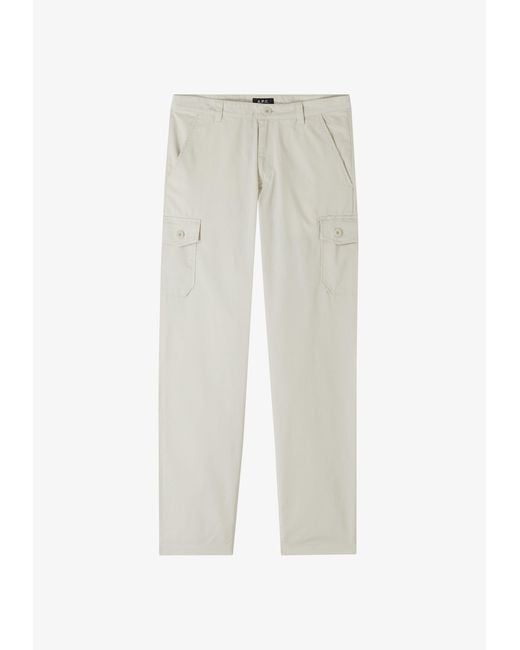 A.P.C. Blue A. P.c. Jones Pants Xl Off White for men