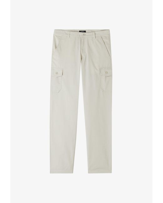 A.P.C. Blue A. P.c. Jones Pants Xl Off White for men