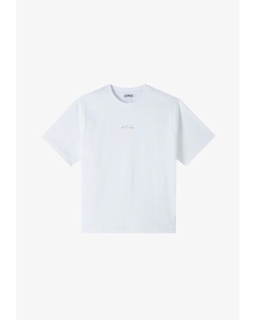 A.P.C. A. P.c. Wind T-shirt M White for men