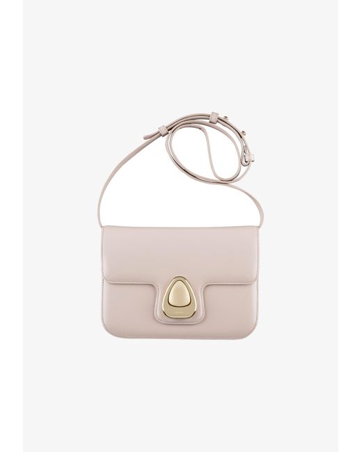 A.P.C. White A. P.c. Women's Astra Small Bag One Size In Moon Grey