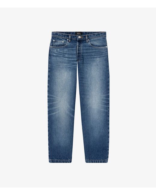 A.P.C. Blue Stonewashed Indigo for men