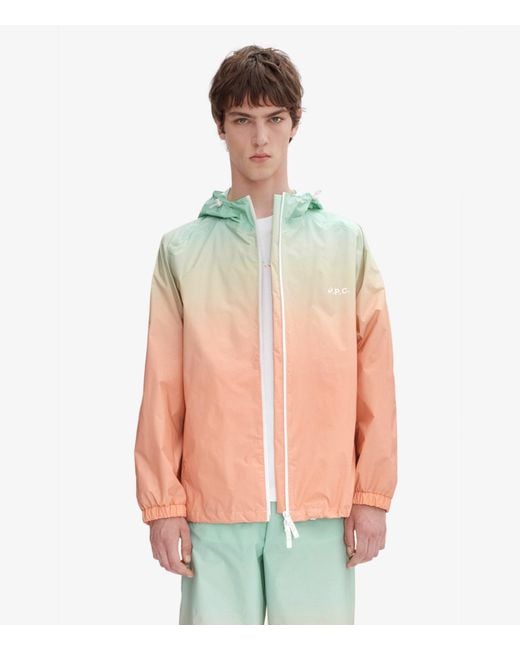 A.P.C. Green A. P.c. Meadow Jacket Mens S Multicoloured for men