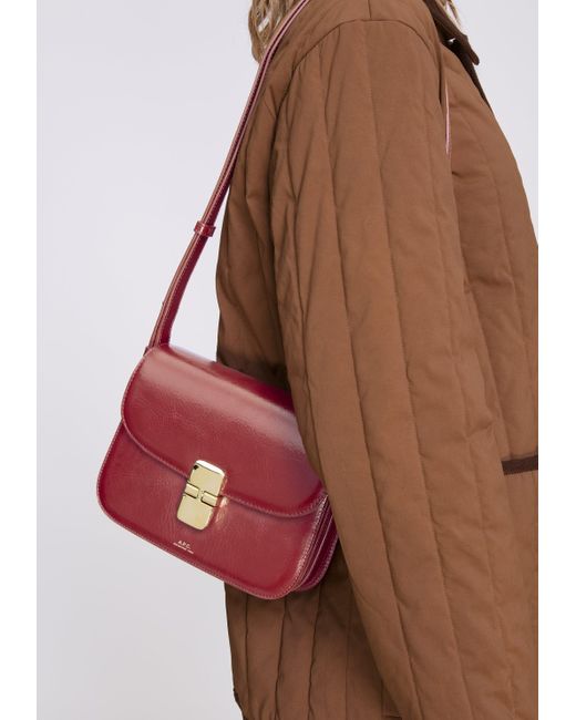 A.P.C. A. P.c. Grace Small Bag One Size Gaa - Red