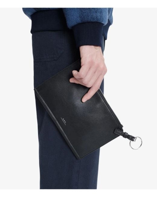 A.P.C. A. P.c. Nino Pouch One Size Black for men