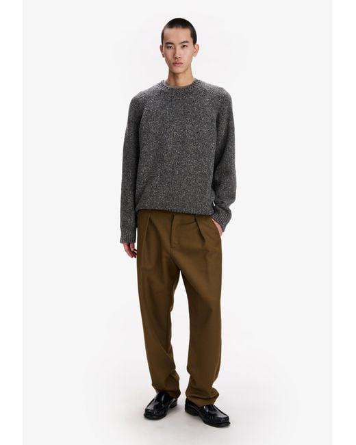 A.P.C. Gray A. P.c. Harris Sweater Xl Charcoal Grey for men