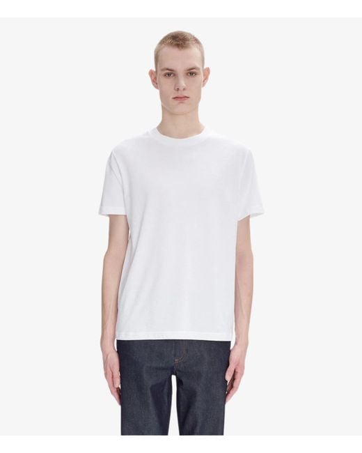 A.P.C. Standard A. P.c. Brodée T-shirt Mens Xs White