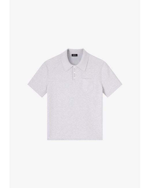 A.P.C. White Gray for men