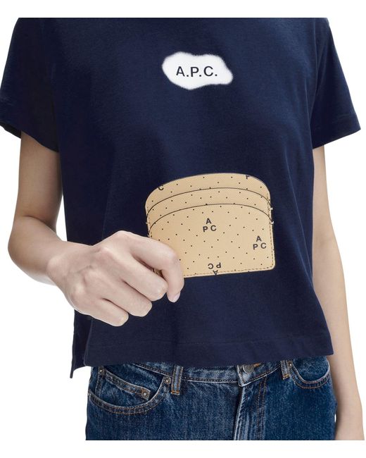A.P.C. Natural A. P.c. Demi-lune Cardholder One Size Beige
