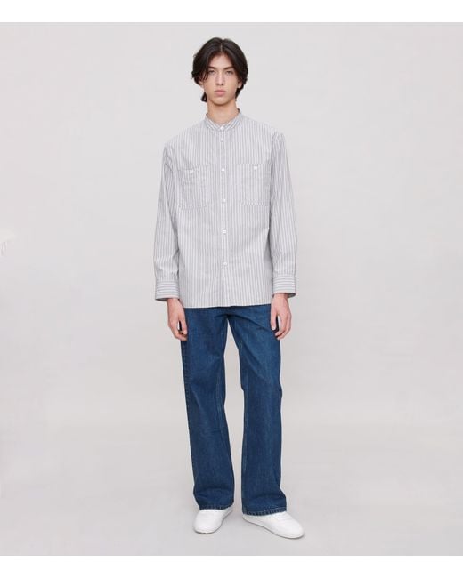A.P.C. White Stonewashed Indigo for men
