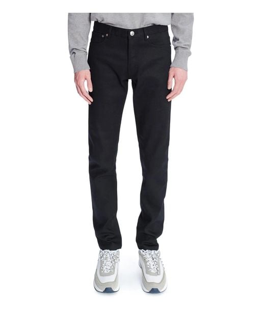 A.P.C. Gray A. P.c. Men's Petit Standard Size: 27 In Stretch Black