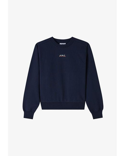 A.P.C. A. P.c. Stone Sweatshirt Xs Navy Blue