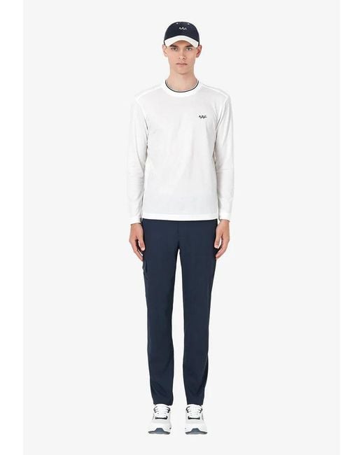 A.P.C. A. P.c. Brooks Trousers S Navy Blue for men