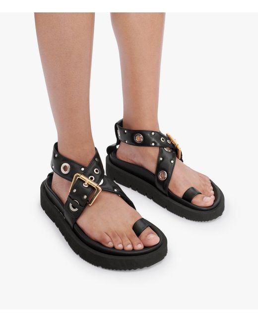 A.P.C. A. P.c. Concarneau Sandals Us 7 Black