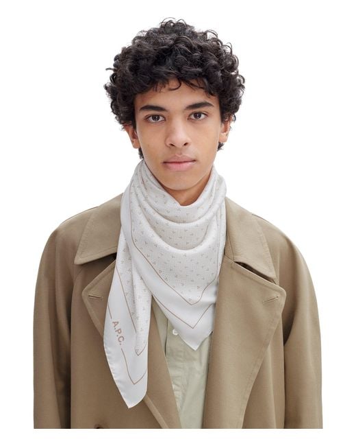 A.P.C. White Dark Navy Blue