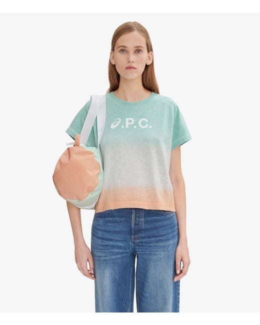 A.P.C. Blue A. P.c. Cloud Dip Dye T-shirt Xs Multicoloured