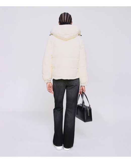 A.P.C. A. P.c. Women's Sophie Puffer Jacket Size: 38 In Off-white / Black