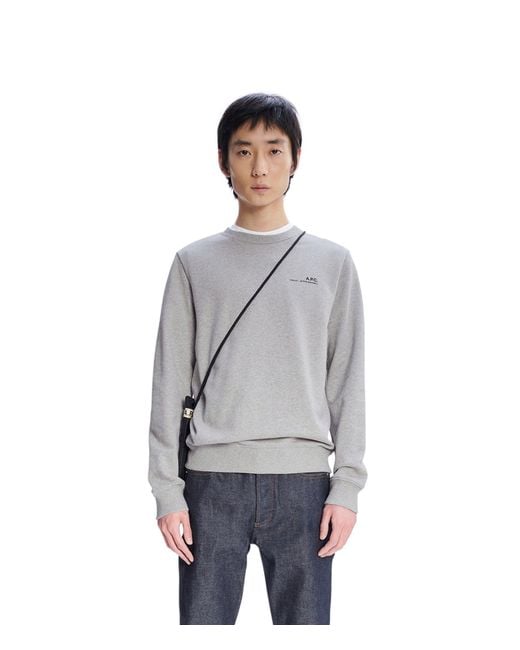 A.P.C. Gray Dark Navy for men
