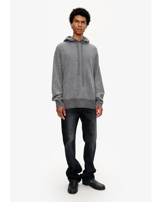A.P.C. Gray A. P.c. Unisex Wool Hoodie Mens Xxs Charcoal Grey