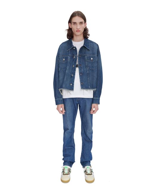 A.P.C. Blue Stonewashed Indigo for men