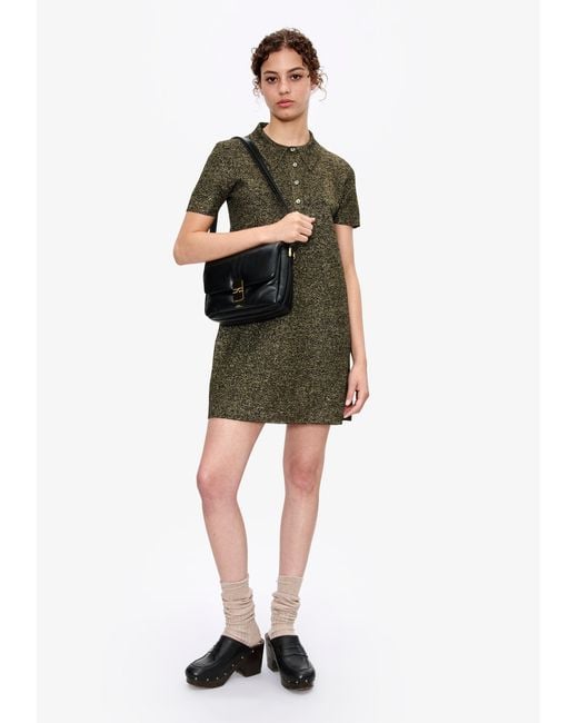 A.P.C. Multicolor A. P.c. Women's Polo Dress Size: Extra Small In Black