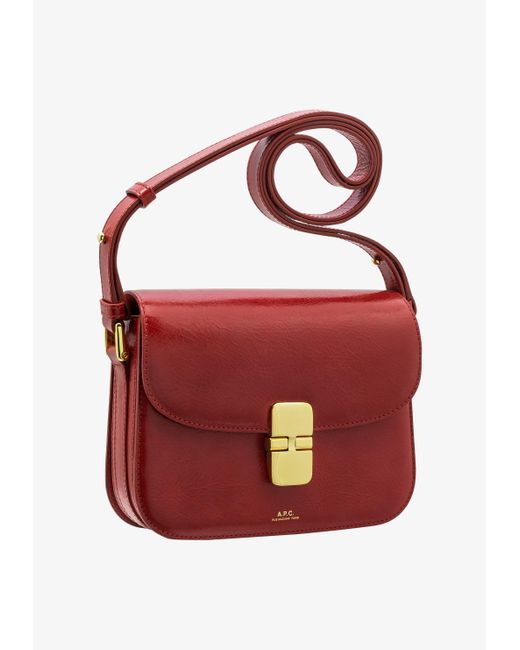 A.P.C. A. P.c. Grace Small Bag One Size Gaa - Red