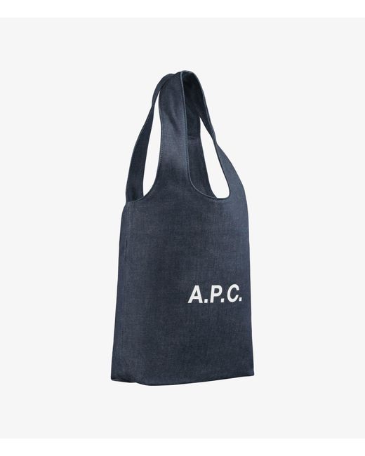 A.P.C. Blue Ninon Small Tote Bag One Size Indigo for men