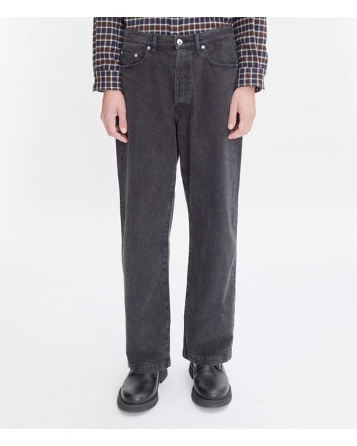 A.P.C. Blue Stonewashed Black for men