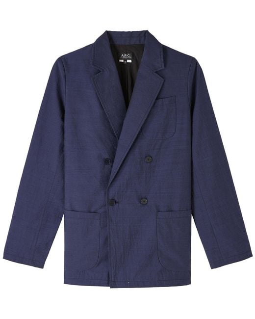 A.P.C. A. P.c. Hazel Jacket 34 Navy Blue