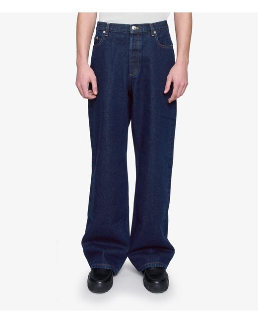 A.P.C. White A. P.c. Men's Aaron Jeans Size: 30 In Stonewashed Indigo for men