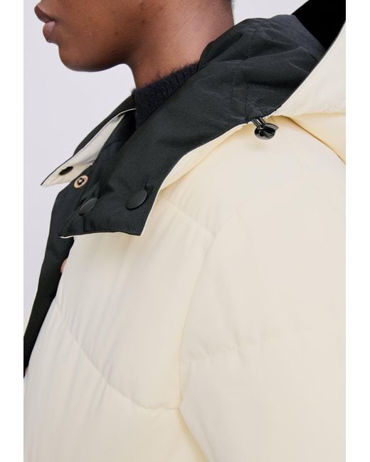 A.P.C. A. P.c. Women's Sophie Puffer Jacket Size: 38 In Off-white / Black