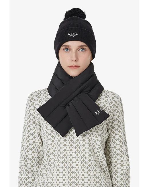 A.P.C. A. P.c. Jordan Beanie One Size Black
