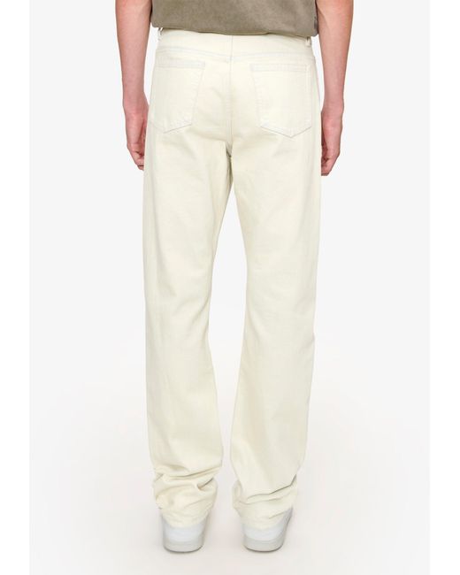 A.P.C. White A. P.c. Men's Standard Jeans Size: 29 In Bleached Out for men